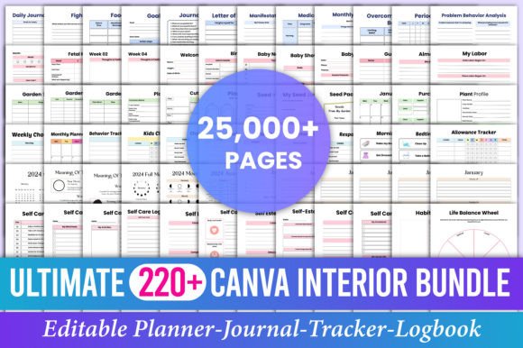 Download Best Selling 220+ Canva Interior Bundle - Premium Bundle