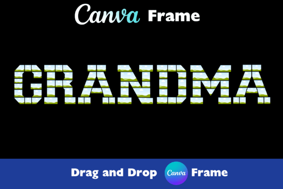 Download Grandma Canva Frame Photo Collage - Grandma canva Collection